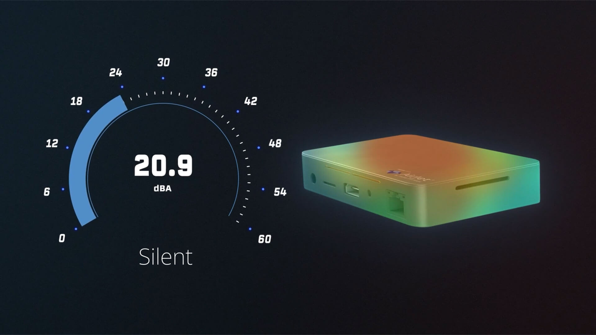 AirJet Mini stays silent throughout high performance.