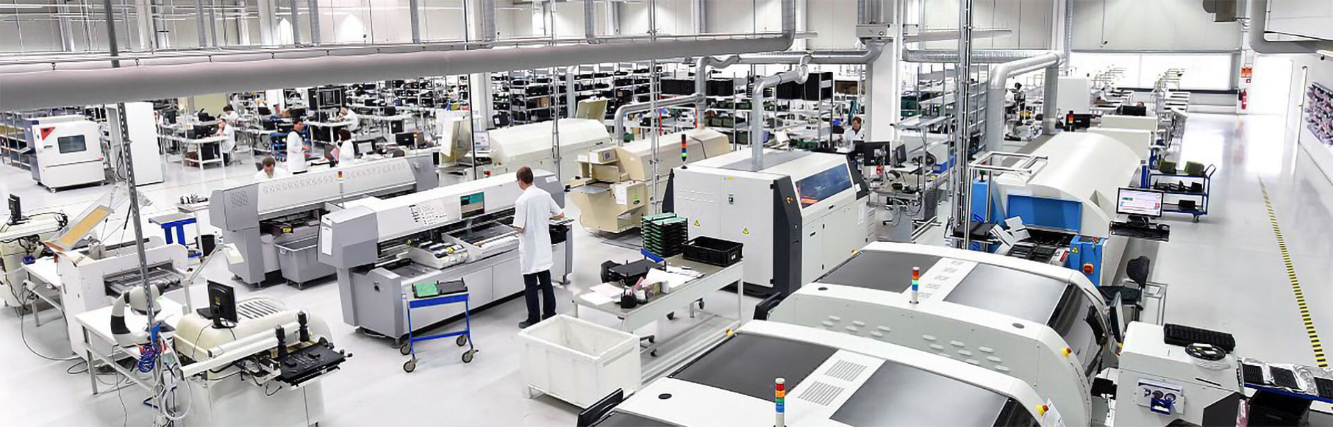Protecting production line operations from heat and dust.