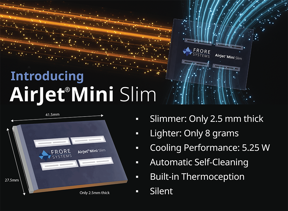 Consumer device performance continues  to soar with launch of AirJet® Mini Slim