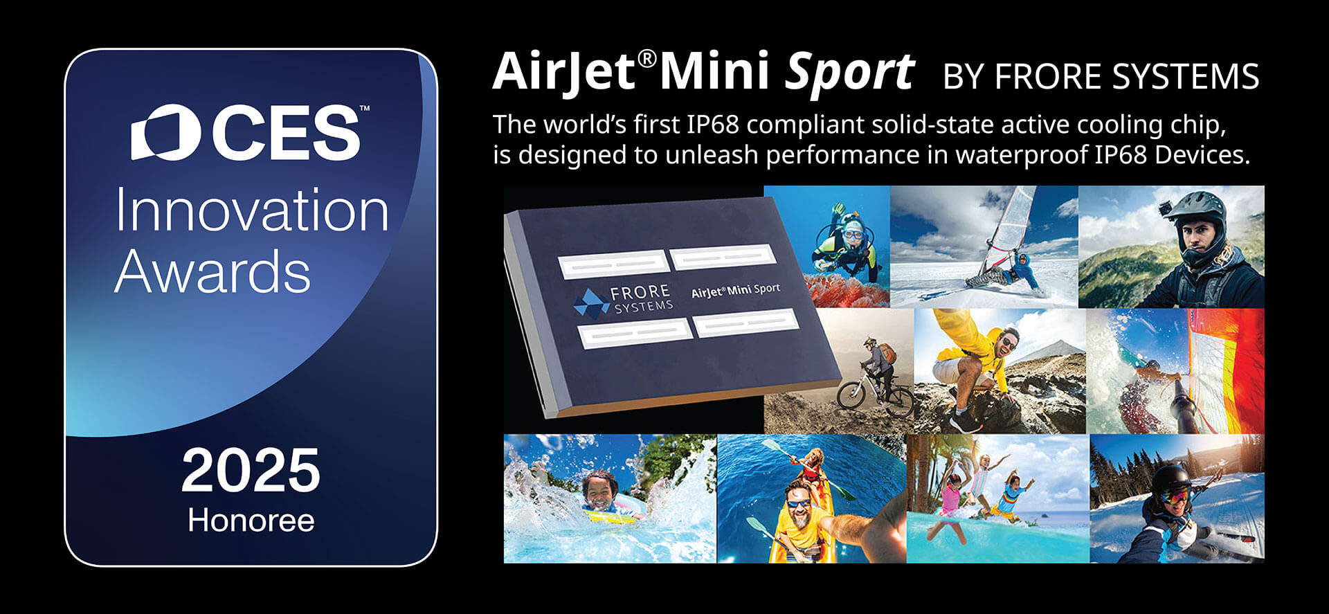Frore Systems and AirJet® recognized by the CES Innovation Awards for the second year running